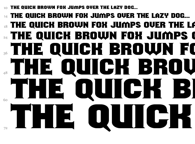 Should've Known font waterfall